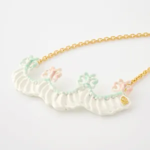 Butterfly Cream Necklace【Japan Jewelry】