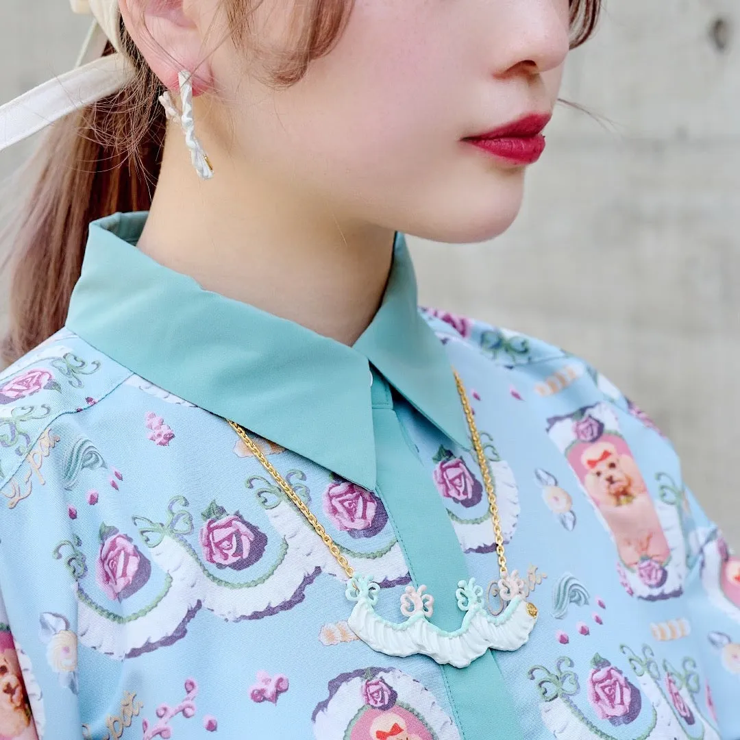 Butterfly Cream Necklace【Japan Jewelry】