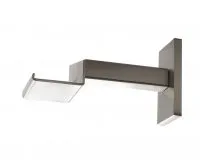 Bypass Bracket for 1-1/2" Square Acrylic Poles, each.