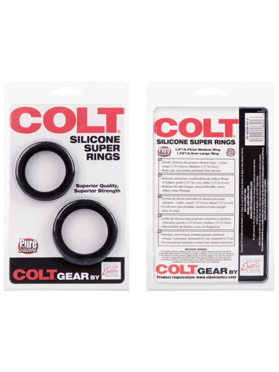 CalExotics Colt Silicone Super Cock Rings