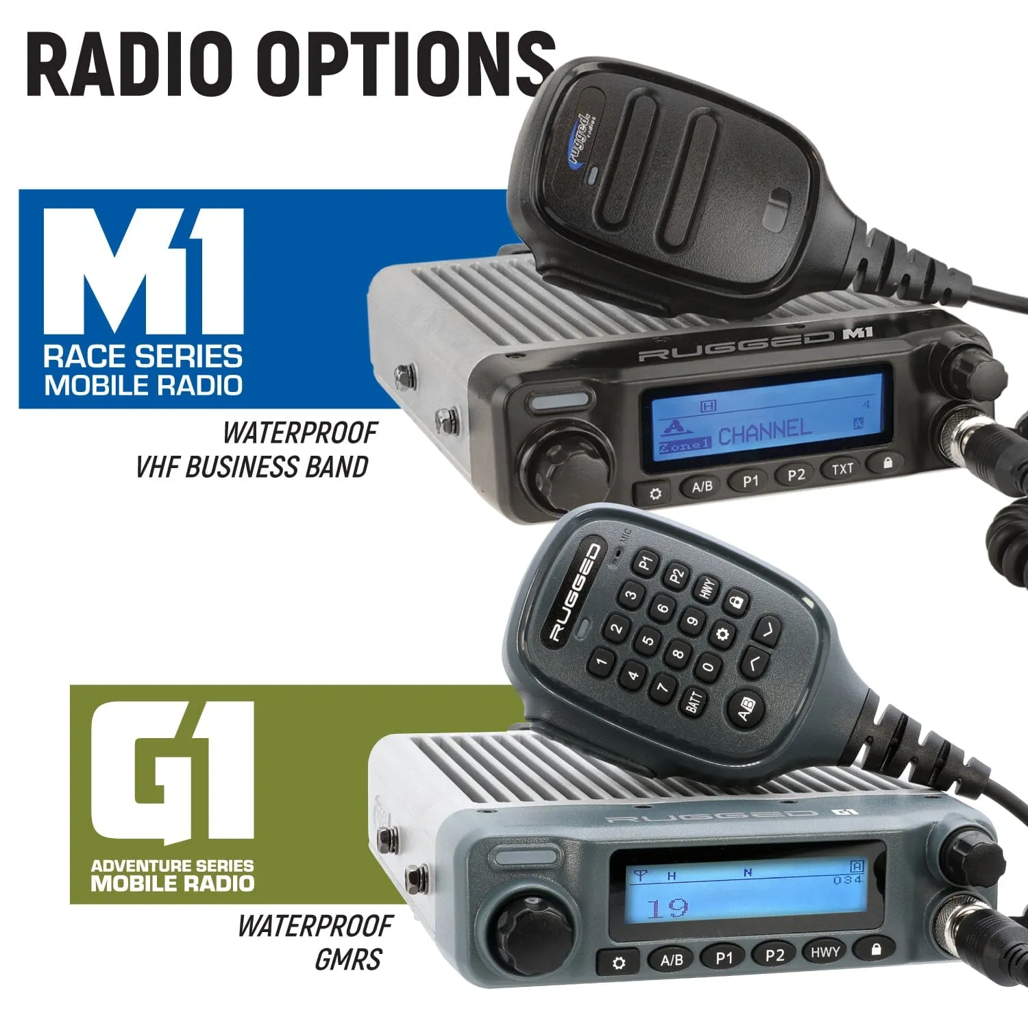 Can-Am Commander and Late Model Maverick Complete Communication Kit with Bluetooth Intercom and 2-Way Radio - Glove Box Mount