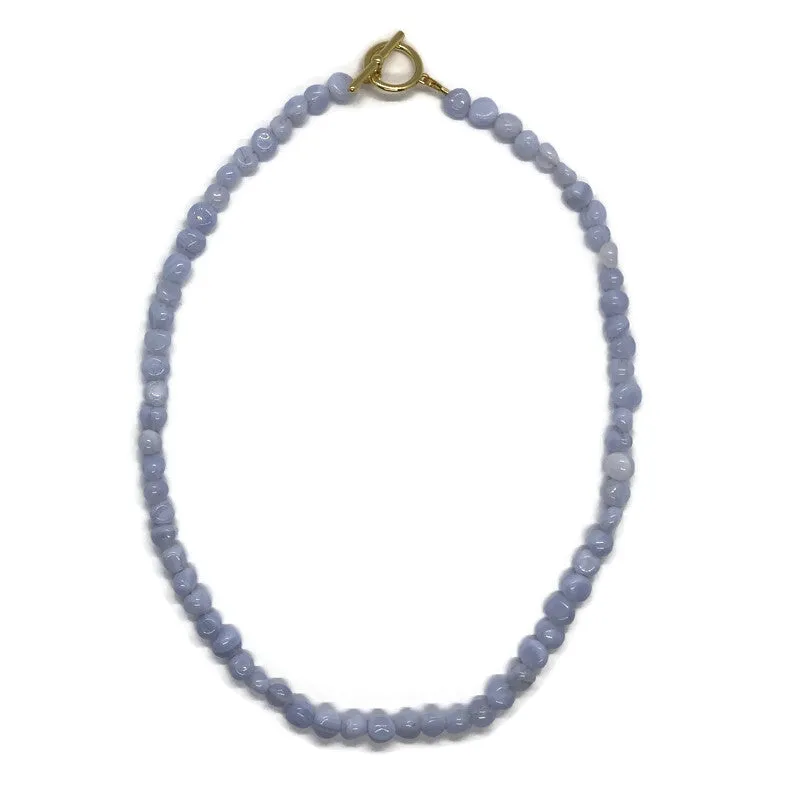 Candy Necklace - Blue Lace Agate