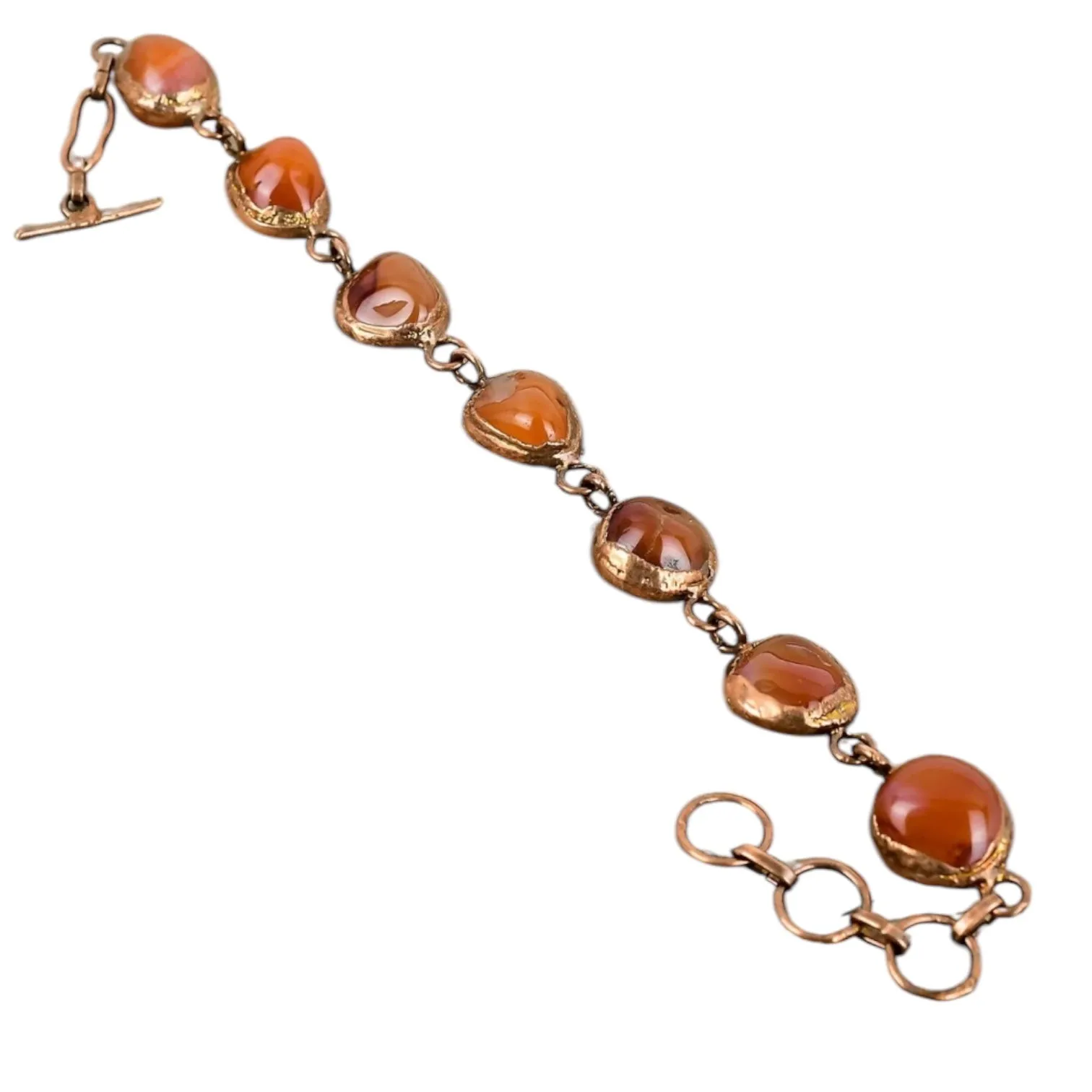 Carnelian Copper Bracelet
