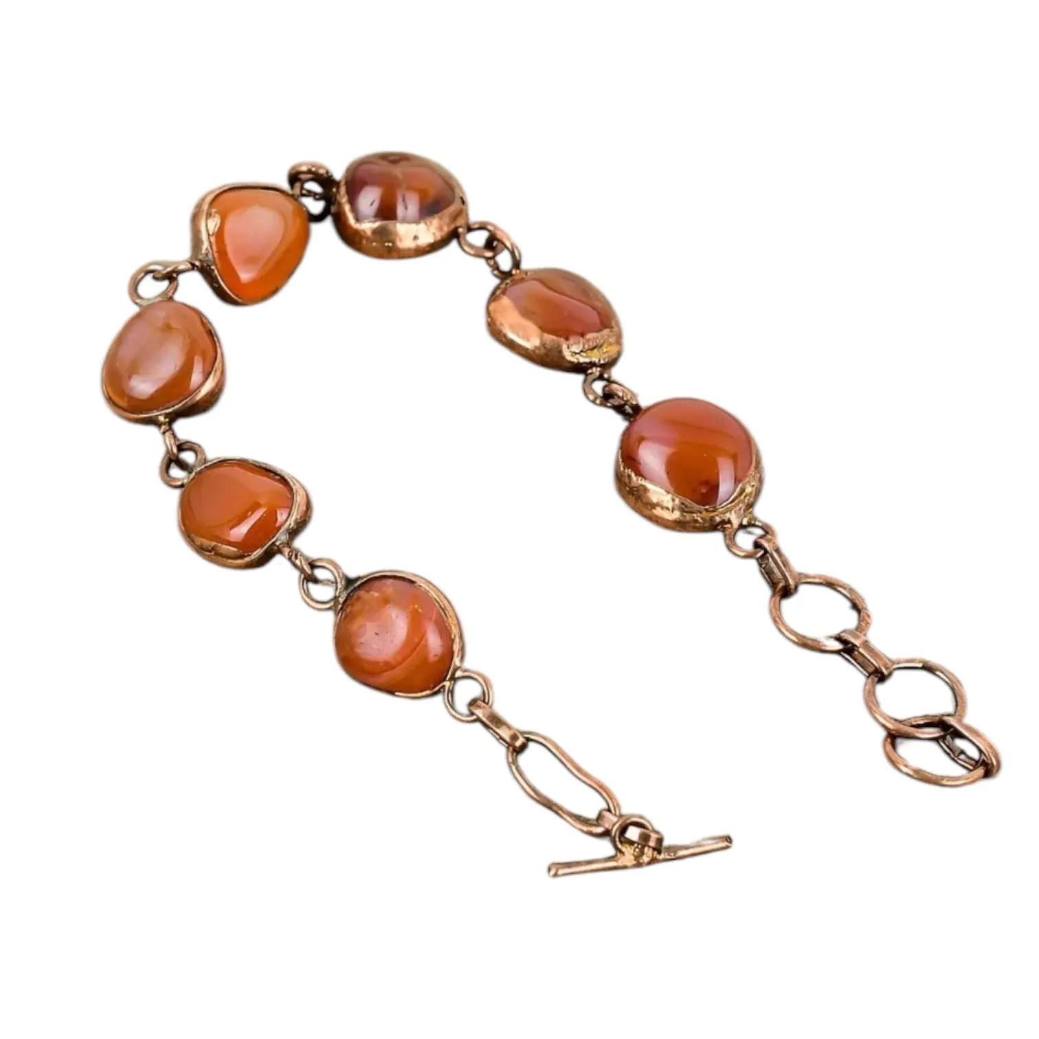 Carnelian Copper Bracelet