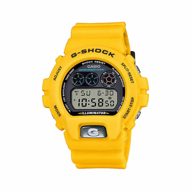 Casio G-Shock DW-6900TR-9DR Men Digital Watch with Yellow Resin Band