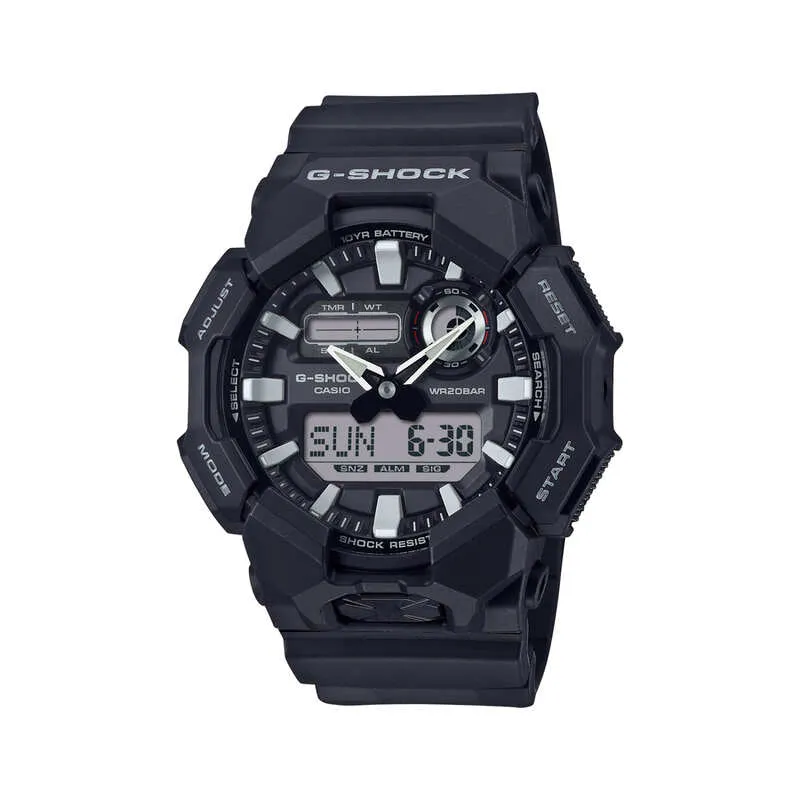 Casio G-Shock GA-010-1A1 Men Analog-Digital Watch Black Resin Strap GA-010 Series