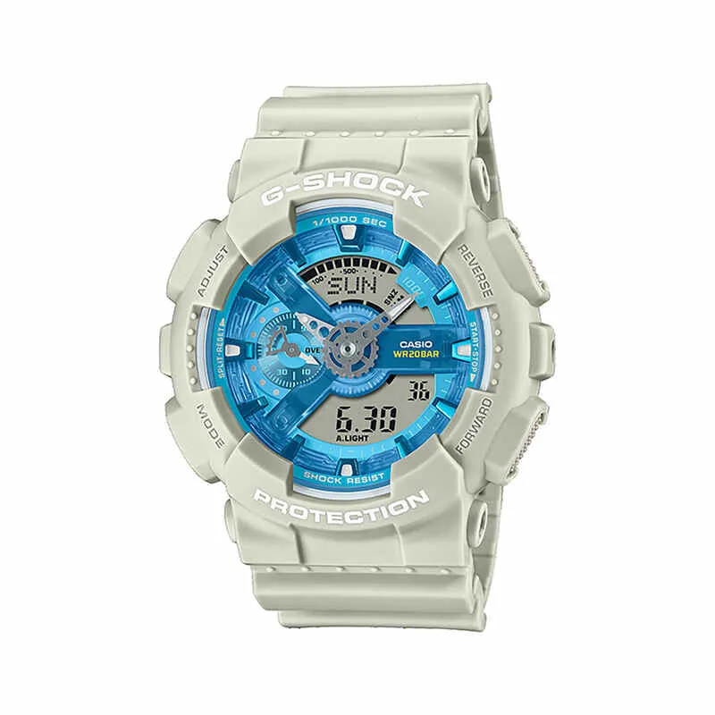 Casio G-Shock GA-110AS-5ADR Men Analog-Digital Watch with Beige Resin Band
