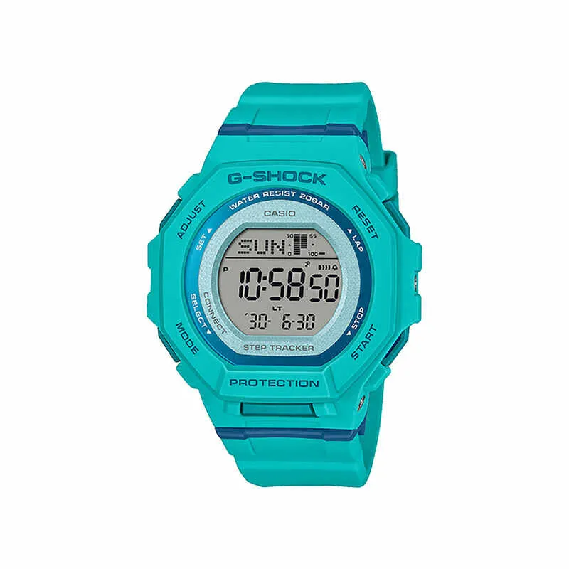 Casio G-Shock GMD-B300SC-2DR Women's Digital Watch with Green Resin Band