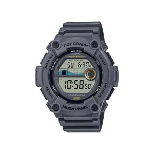 Casio Men's Digital Watch WS-1300H-8AV Grey Resin Band Watch For Men