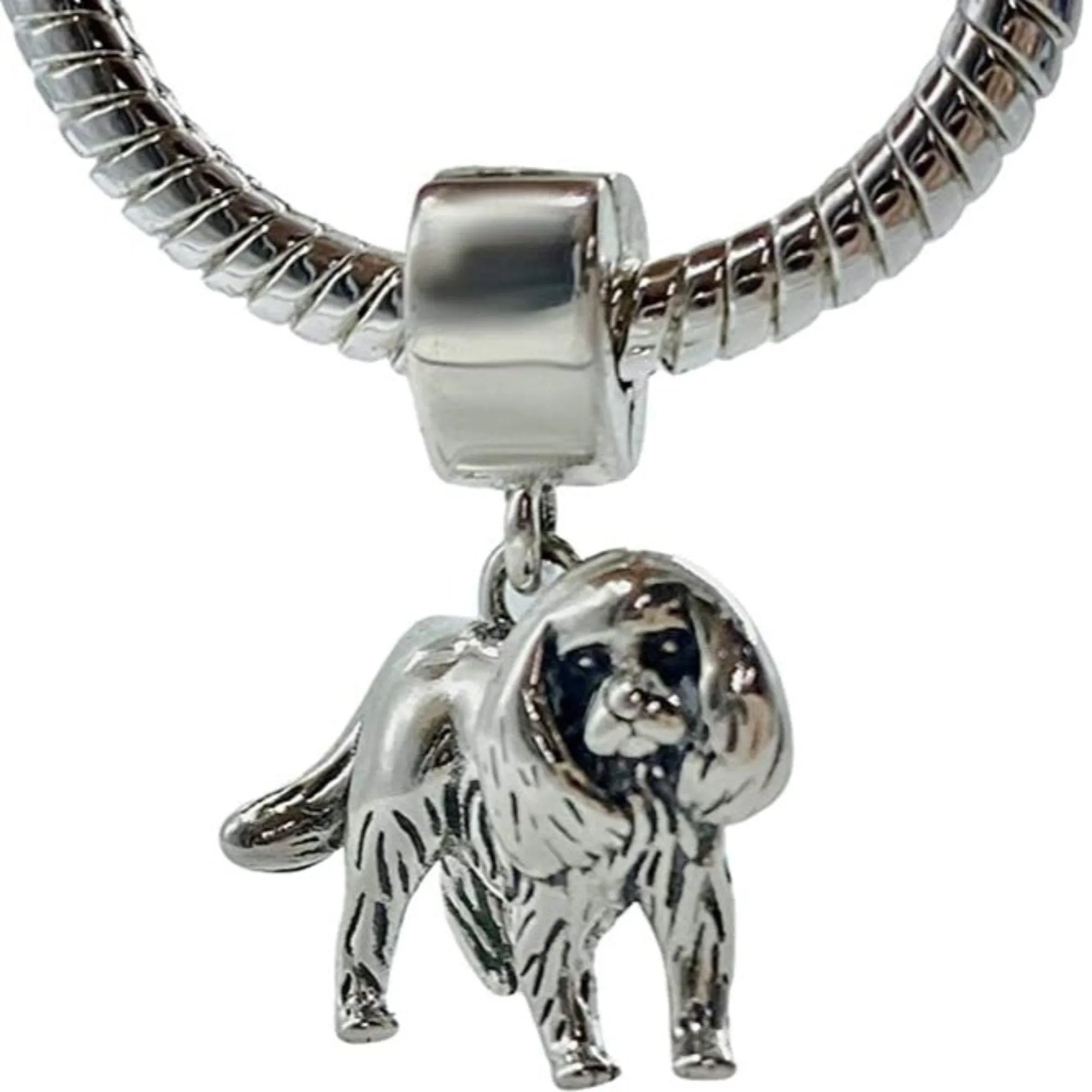 Cavalier King Charles Spaniel Dog Dangle Pendant Charm