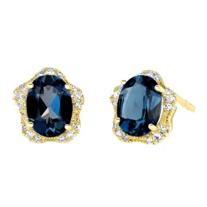 Charisma London Blue Topaz Earrings
