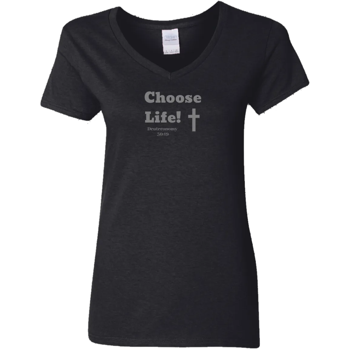 Choose Life 2.0 Ladies V Neck Tee