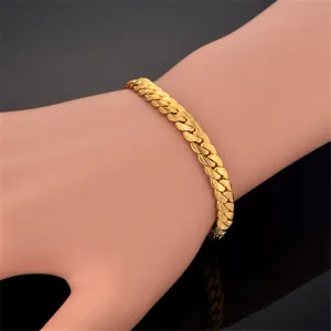 Classy Gold Color Bracelet Unisex