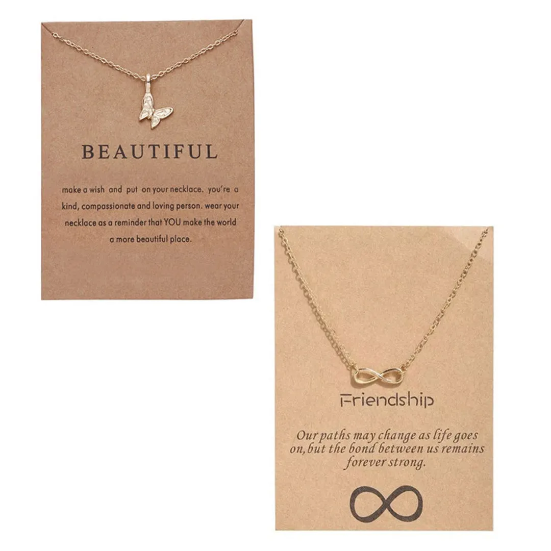 Combo Of 2 Infinite and Butterfly Pendant Pendant