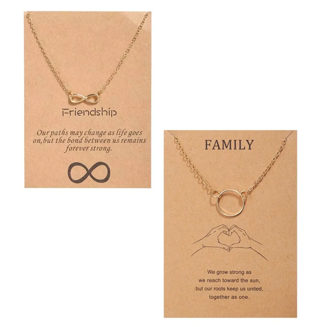 Combo Of 2 Infinite and Circle Pendant