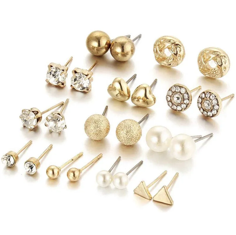 Combo Of Layered Pearl Pendant With Earring Set