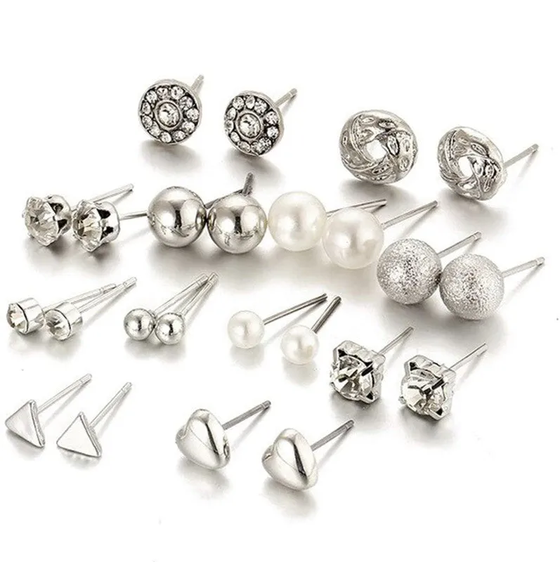 Combo Of Layered Pearl Pendant With Earring Set