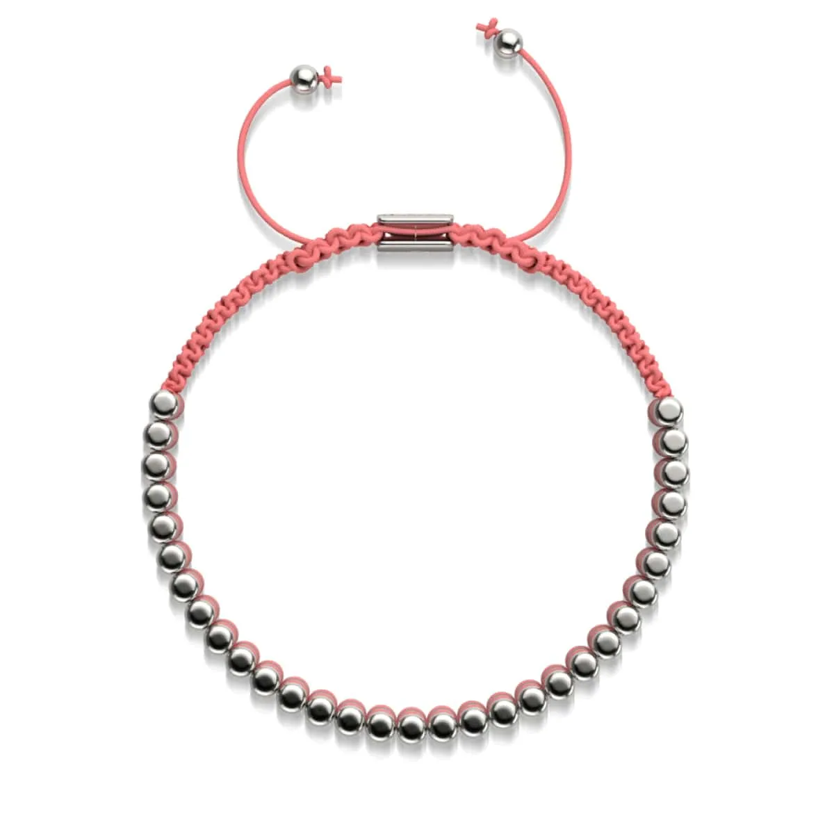 Coral | Silver | Amici Bracelet