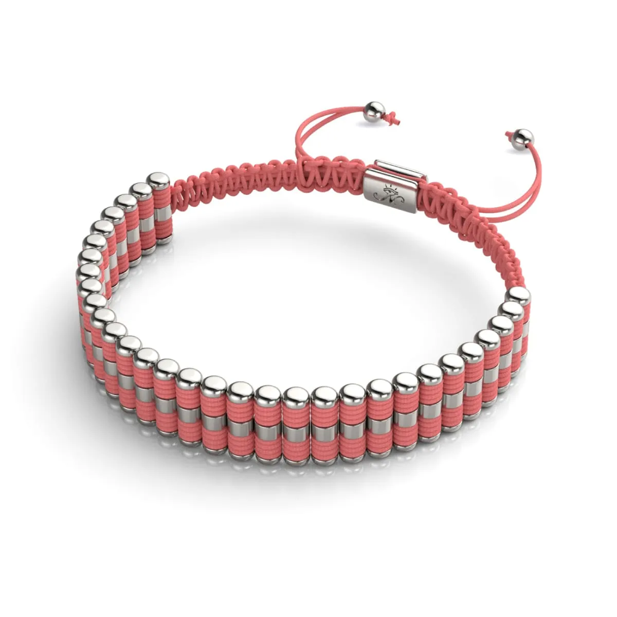 Coral | Silver | Amici Bracelet
