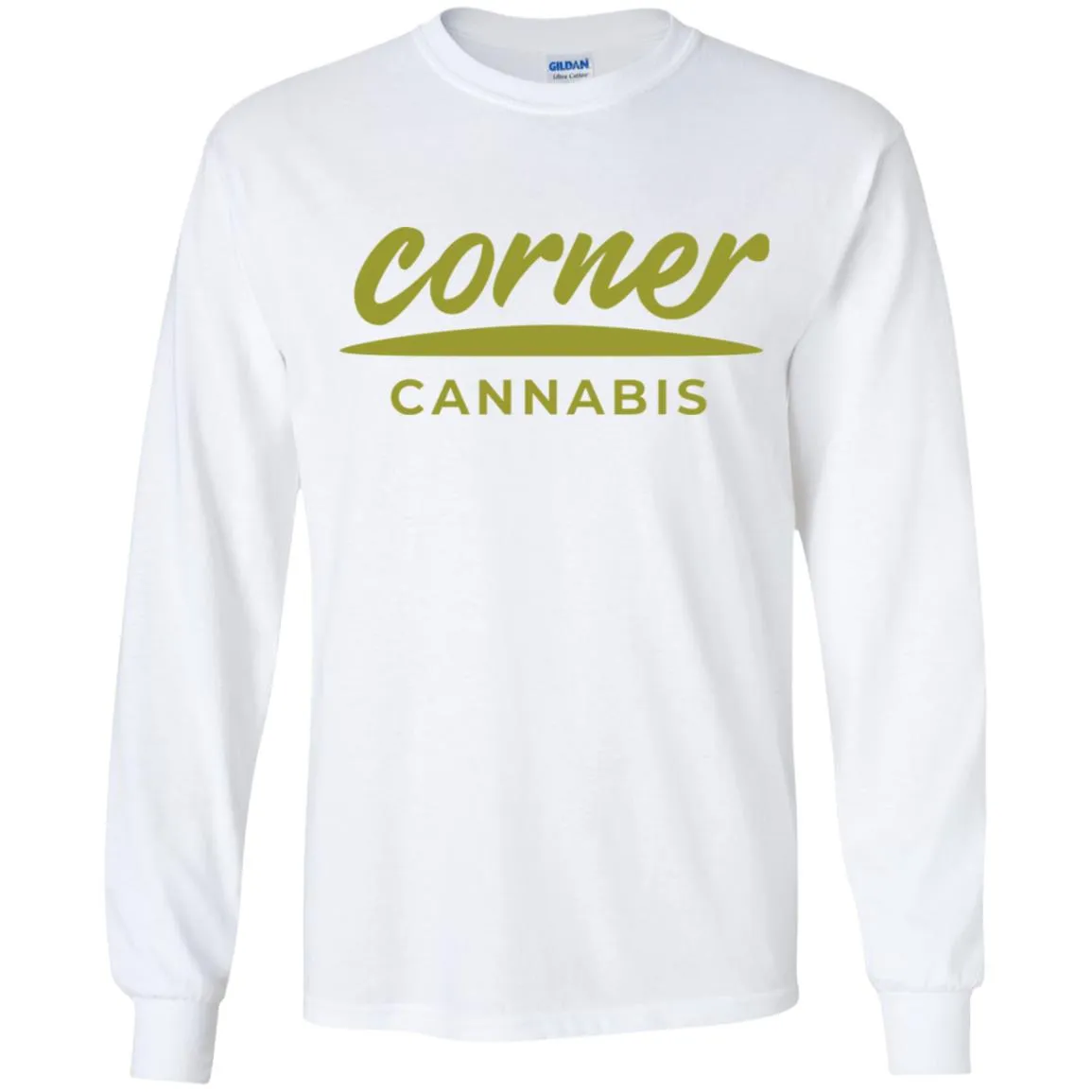 Corner Cannabis G240B Gildan Youth LS T-Shirt