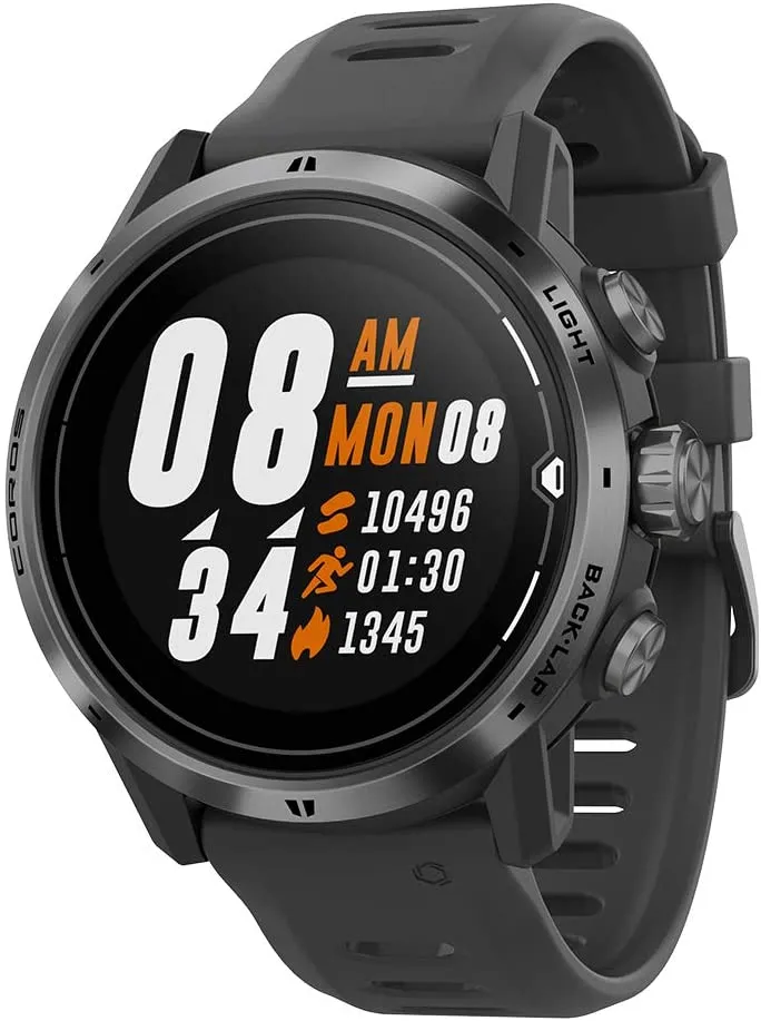 Coros APEX Pro Premium Multisport GPS Watch with Heart Rate and Pulse Ox Monitor, Touch Screen, Baro Smartwatch