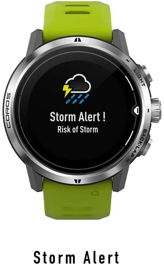 Coros APEX Pro Premium Multisport GPS Watch with Heart Rate and Pulse Ox Monitor, Touch Screen, Baro Smartwatch