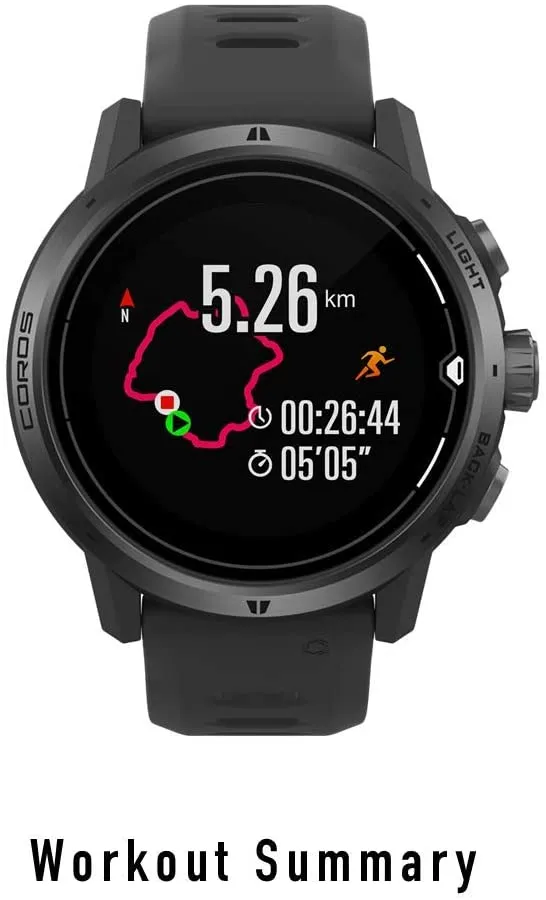 Coros APEX Pro Premium Multisport GPS Watch with Heart Rate and Pulse Ox Monitor, Touch Screen, Baro Smartwatch