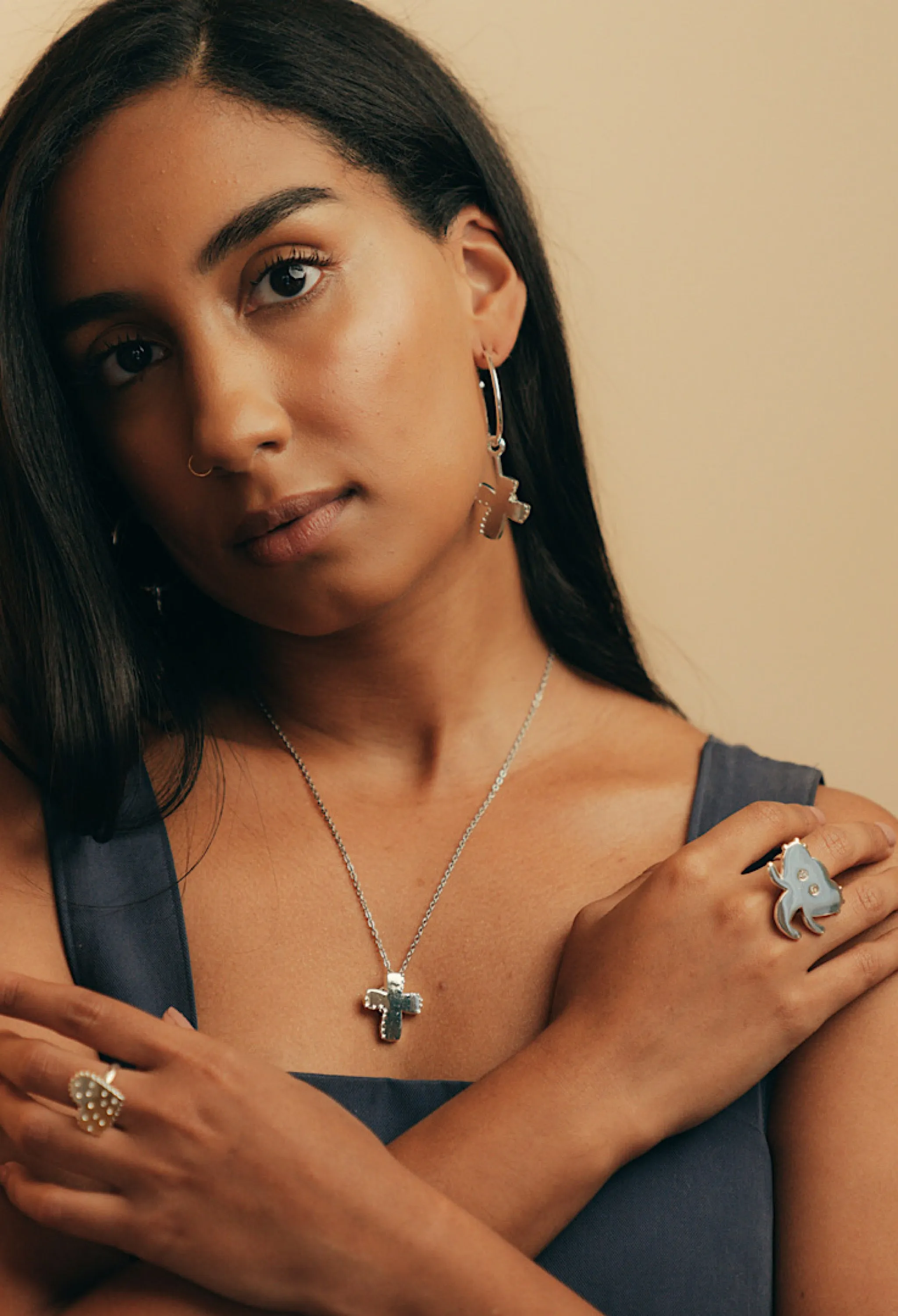 Cross Earrings