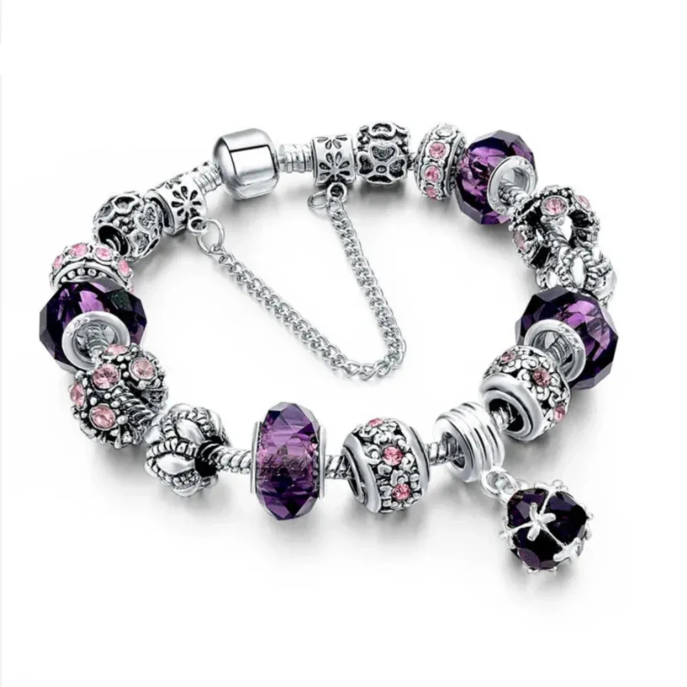 Crystal DIY Bracelet Original Crystal Handmade Wrist Accessories for Girls Women Fashion Jewelry Birthday Gifts