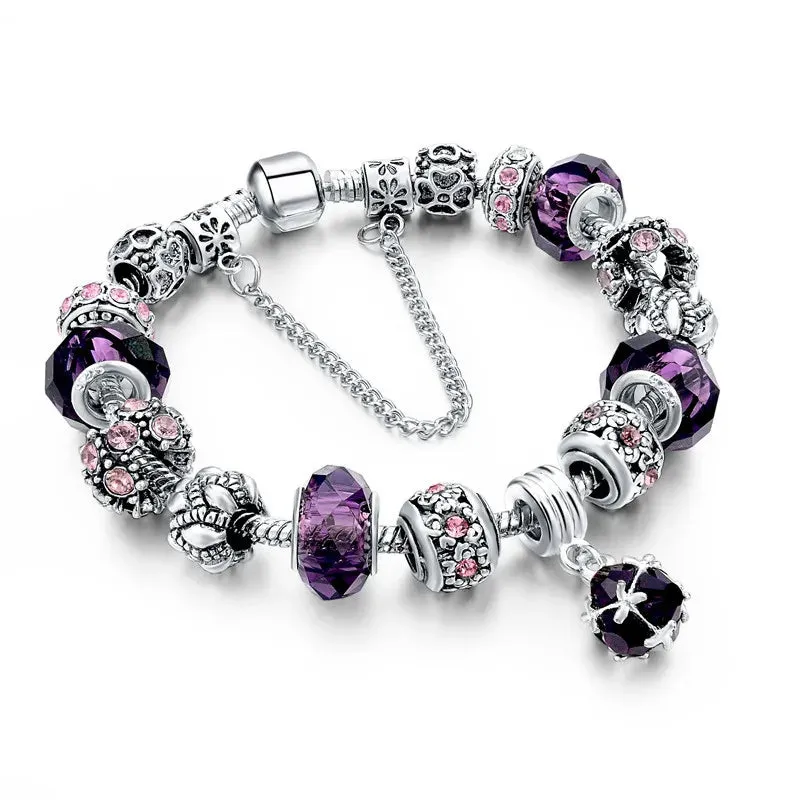 Crystal DIY Bracelet Original Crystal Handmade Wrist Accessories for Girls Women Fashion Jewelry Birthday Gifts