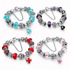 Crystal DIY Bracelet Original Crystal Handmade Wrist Accessories for Girls Women Fashion Jewelry Birthday Gifts