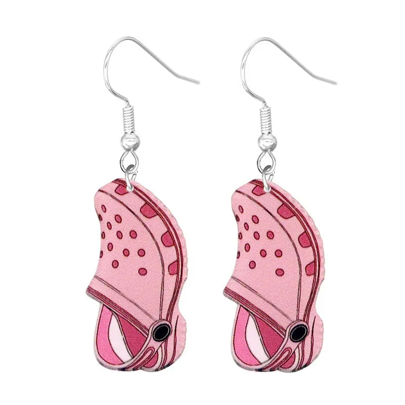 Cute Cat Design Dangle Earrings Acrylic Jewelry Adorable Gift For Women Girls Daily Casual Frog Bee Pig Hamster