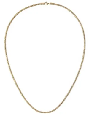Daniel Wellington Stainless Steel Mesh Necklace Gold