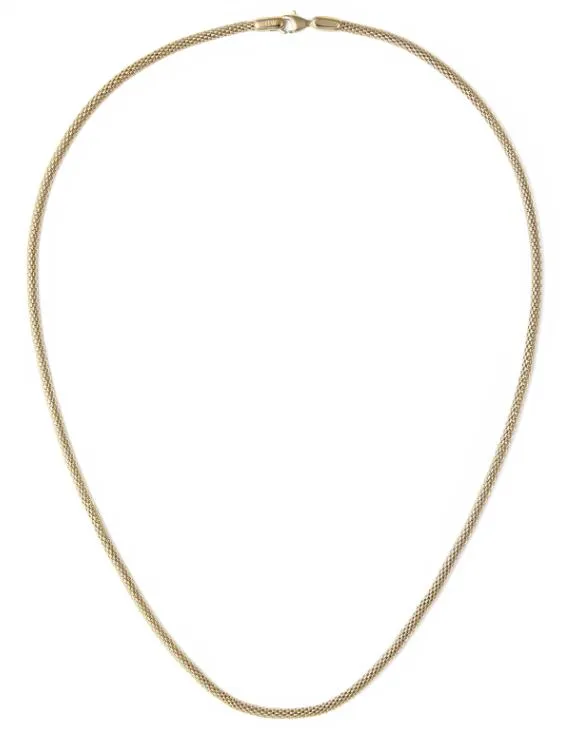 Daniel Wellington Stainless Steel Mesh Necklace Gold
