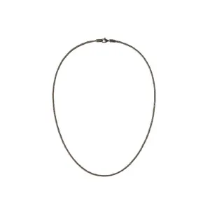Daniel Wellington Tide Mesh Necklace Graphite