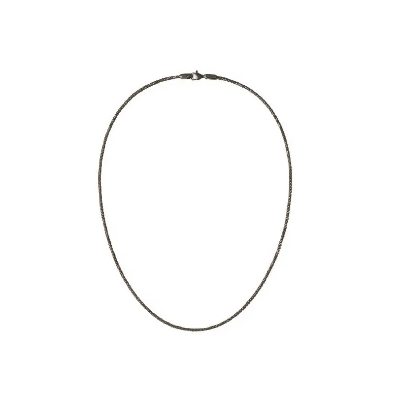 Daniel Wellington Tide Mesh Necklace Graphite