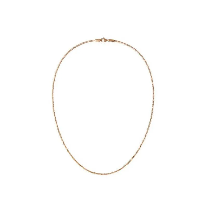 Daniel Wellington Tide Mesh Necklace Rose Gold