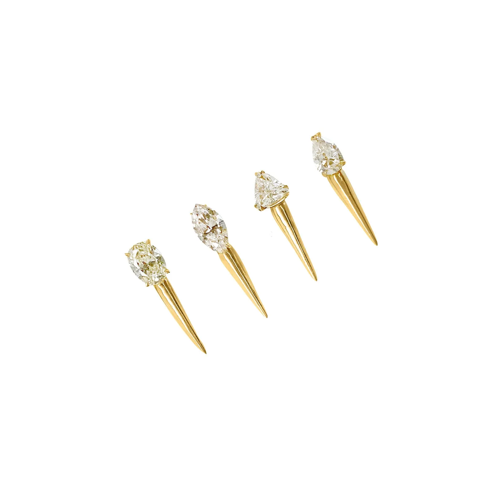 Diamond Spike Studs