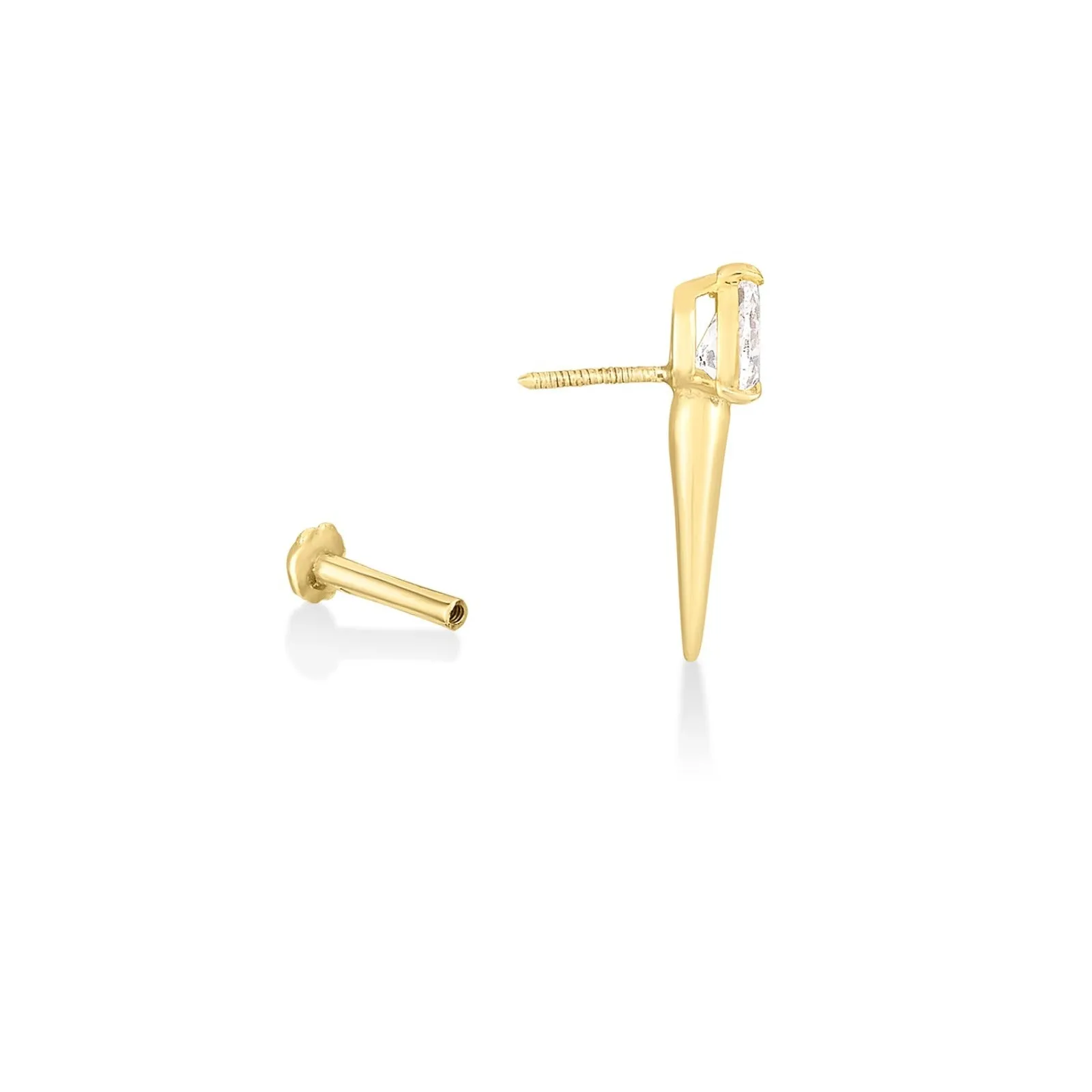 Diamond Spike Studs