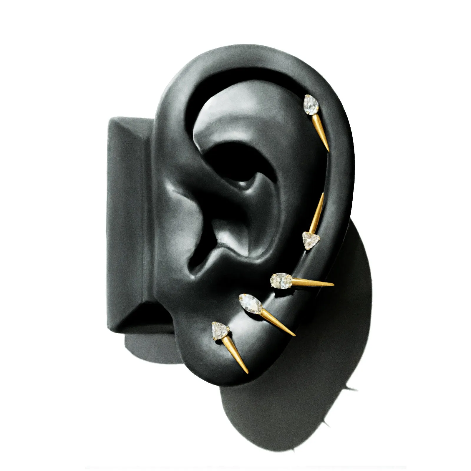 Diamond Spike Studs