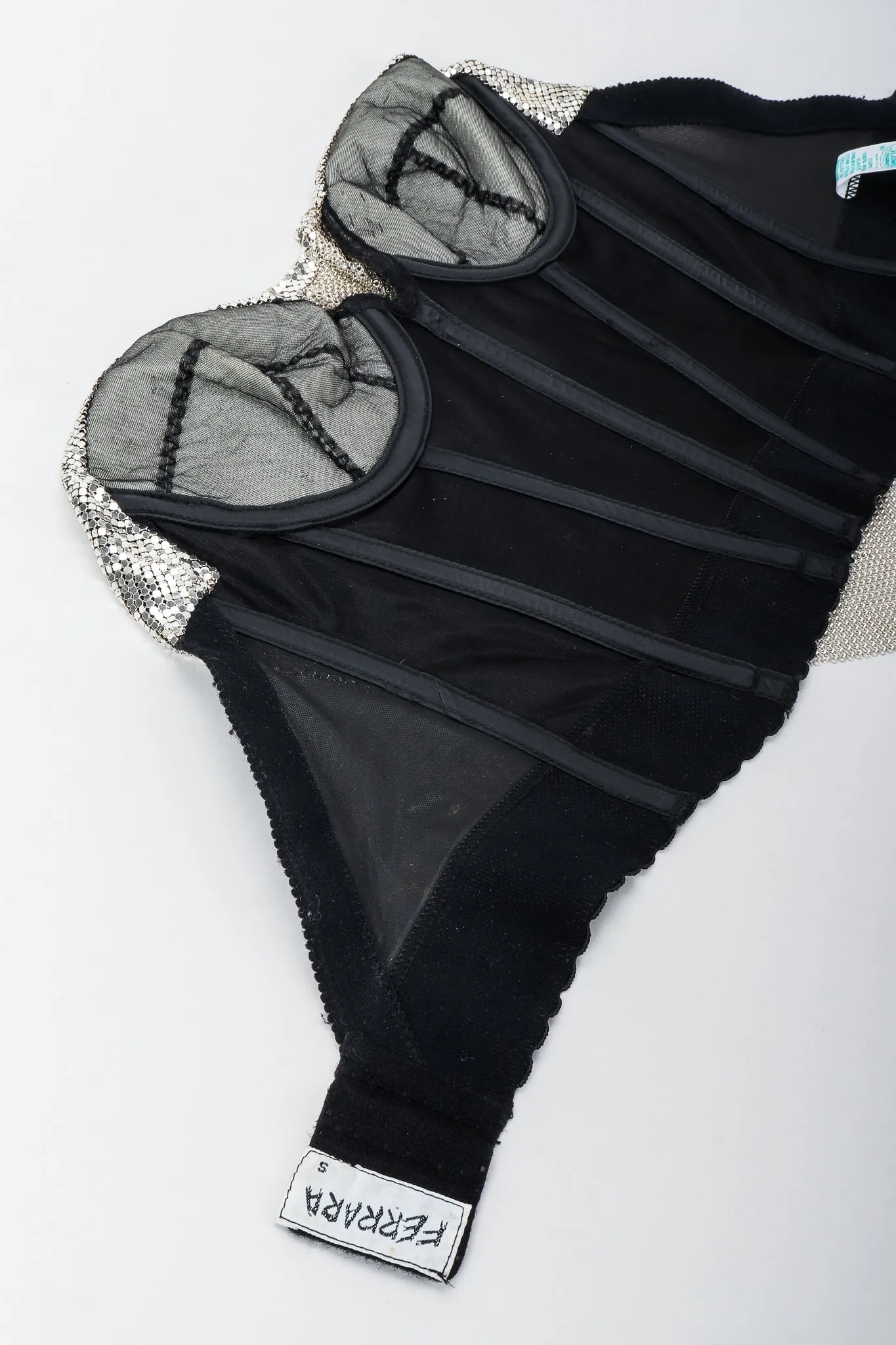 Disco Ball Mesh Bustier
