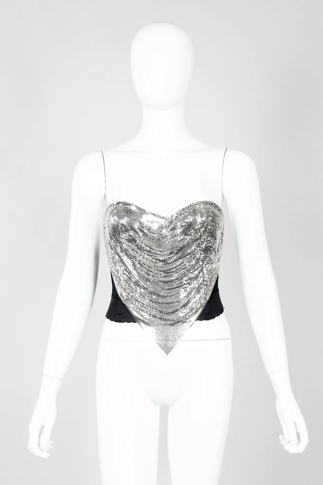 Disco Ball Mesh Bustier