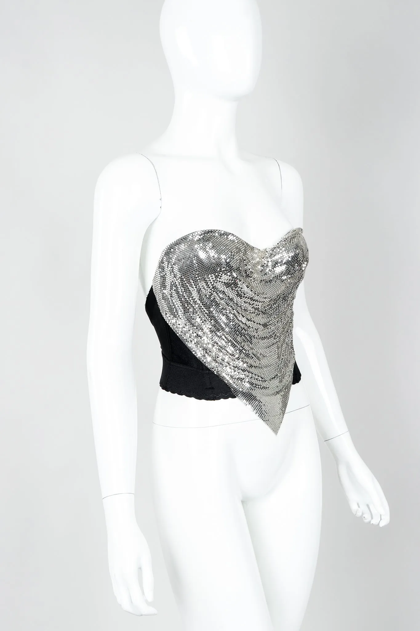 Disco Ball Mesh Bustier