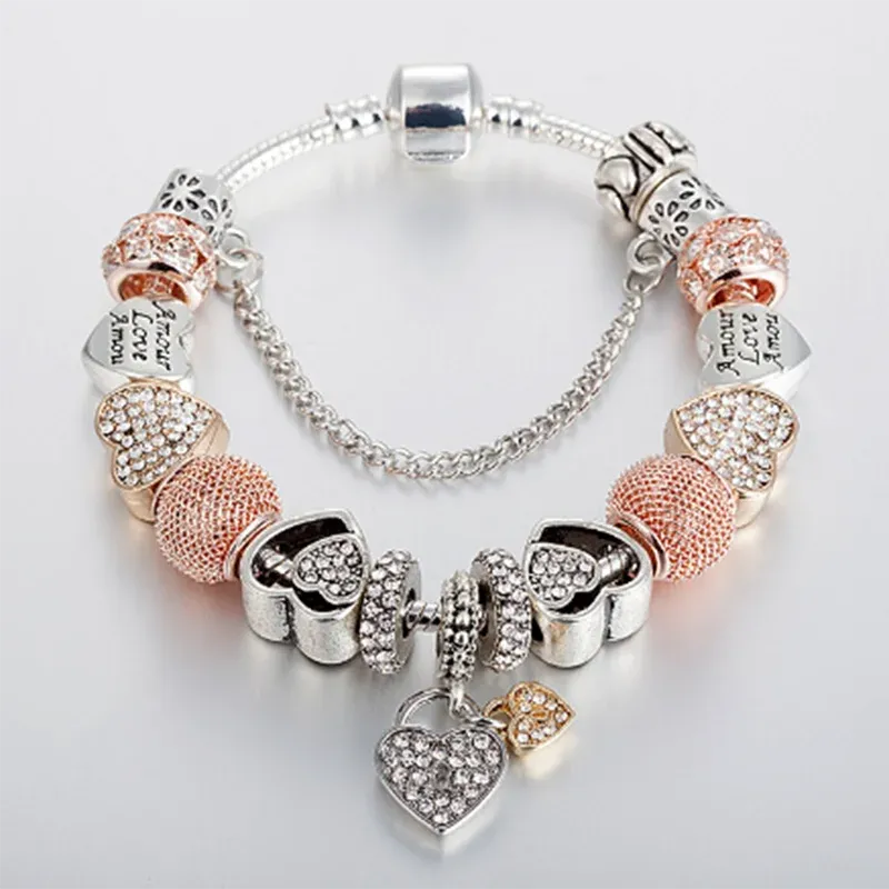 Diy Cartoon Beaded Charm Bracelet Bracelet Suitable Men Women Lovers Jewelry