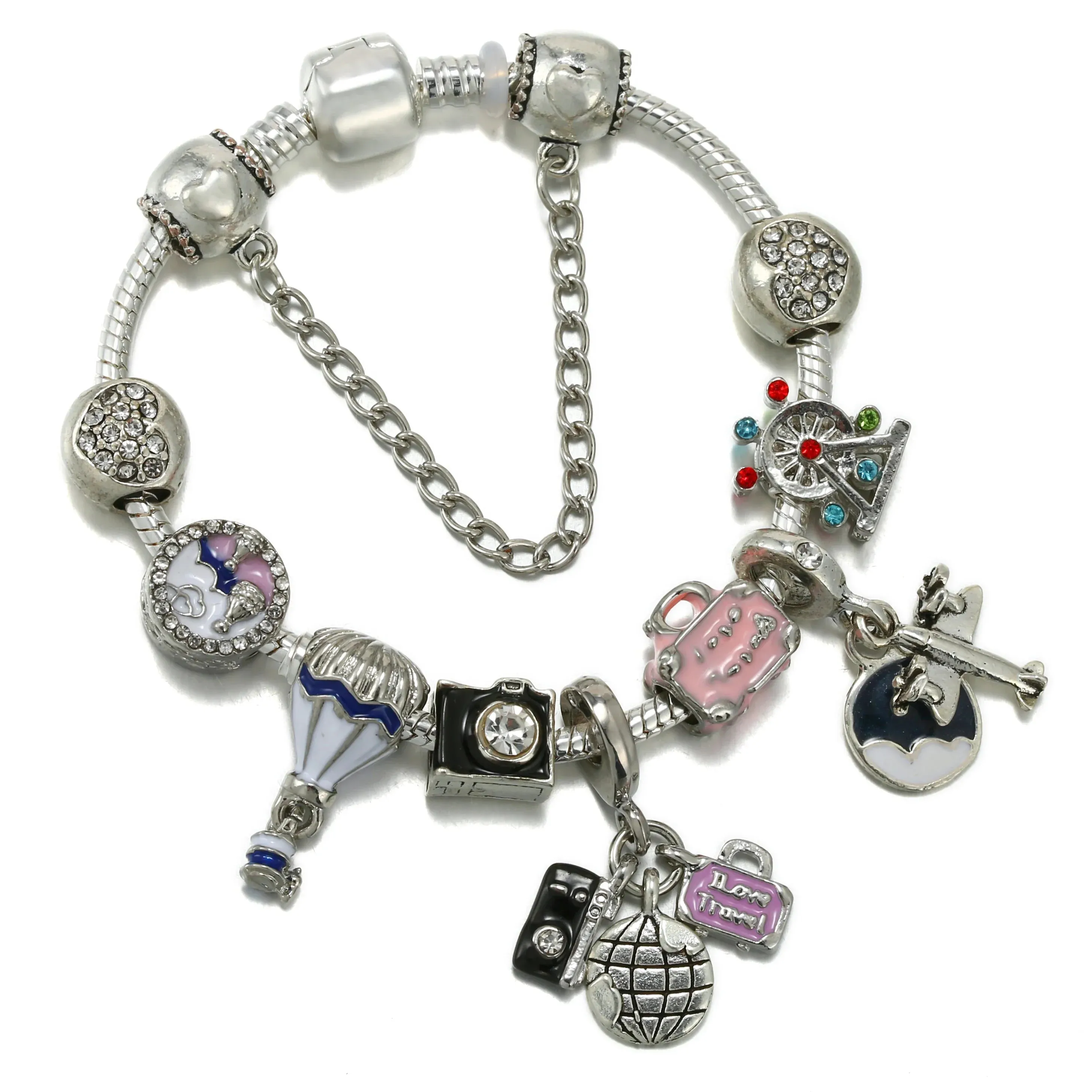 Diy Cartoon Beaded Charm Bracelet Bracelet Suitable Men Women Lovers Jewelry