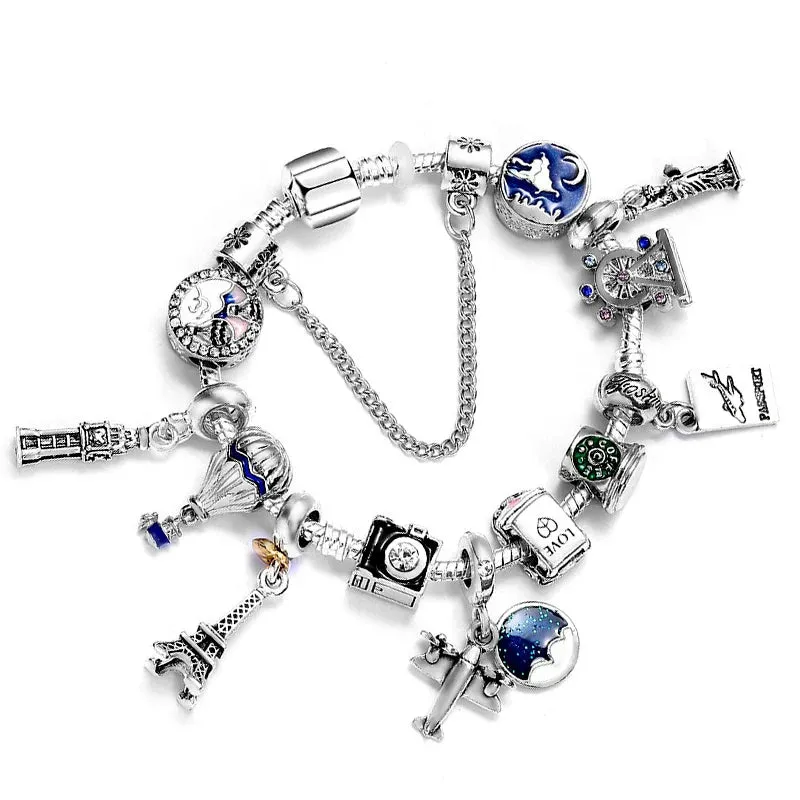 Diy Cartoon Beaded Charm Bracelet Bracelet Suitable Men Women Lovers Jewelry