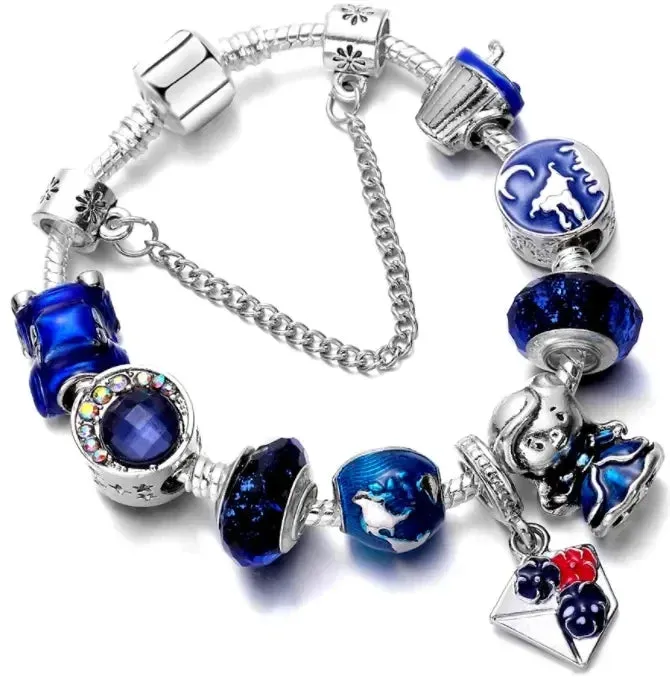 Diy Cartoon Beaded Charm Bracelet Bracelet Suitable Men Women Lovers Jewelry