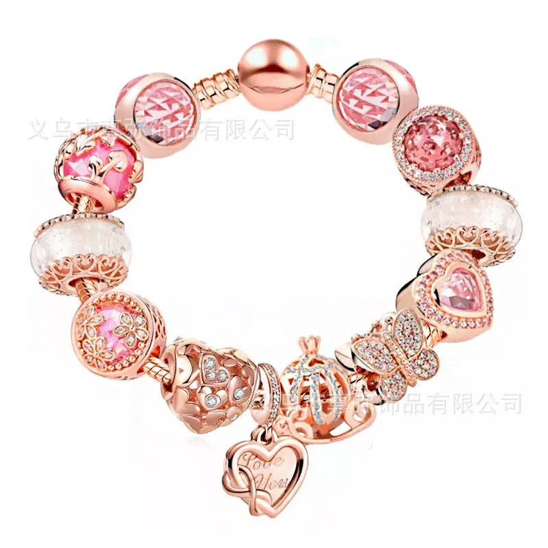 Diy Cartoon Beaded Charm Bracelet Bracelet Suitable Men Women Lovers Jewelry