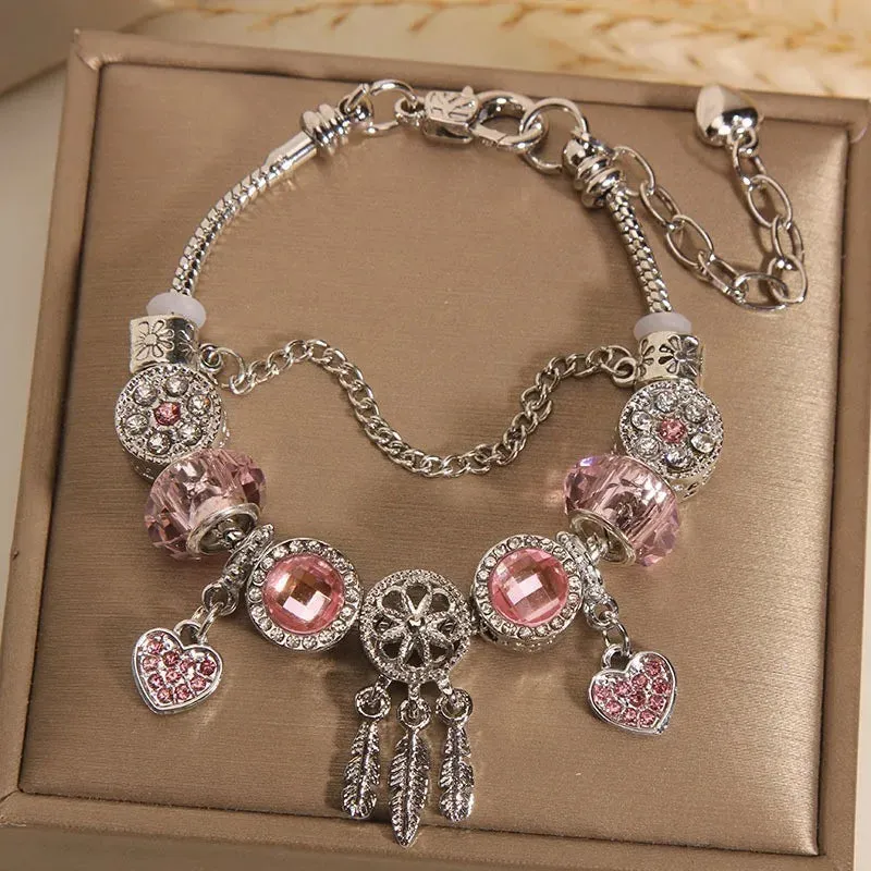 Diy Cartoon Beaded Charm Bracelet Bracelet Suitable Men Women Lovers Jewelry