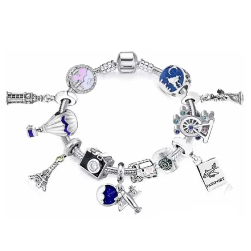 Diy Cartoon Beaded Charm Bracelet Bracelet Suitable Men Women Lovers Jewelry